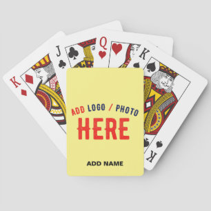 JEU DE CARTES MARQUE VÉRIFIÉE MODERNE ET MODERNE PASTEL JAUNE