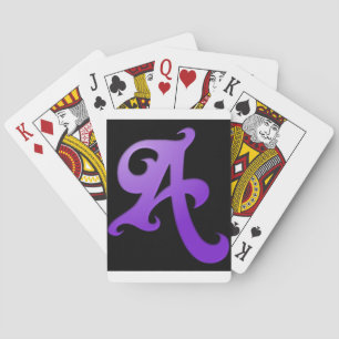 Jeu De Cartes Marquez avec des lettres A