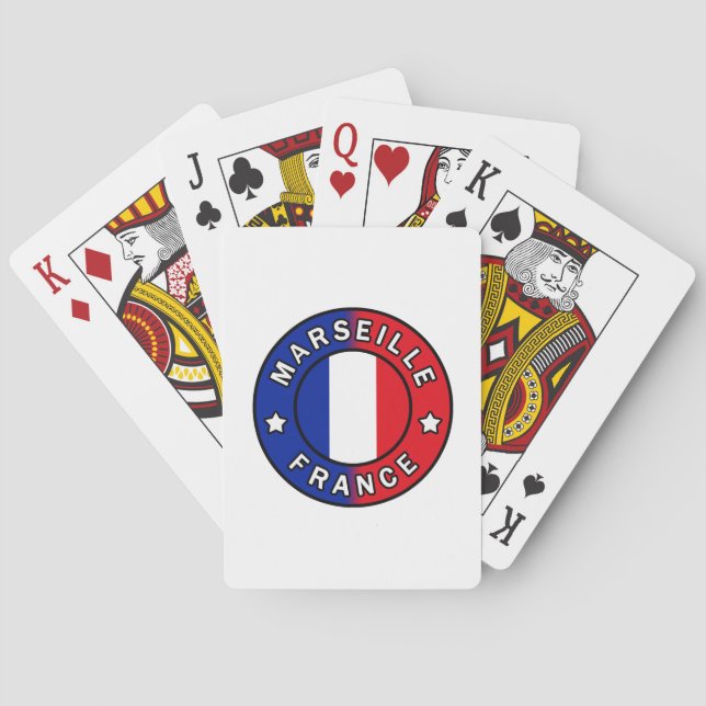 Jeu De Cartes Marseille France (dos)