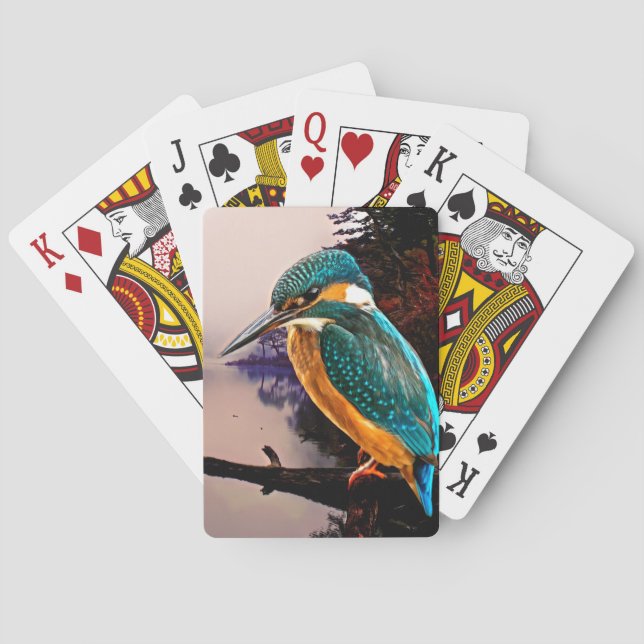 Jeu De Cartes Martin pêcheur commun (dos)