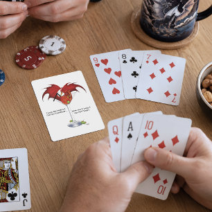 Jeu De Cartes Martini Fantasy Dragon Rouge
