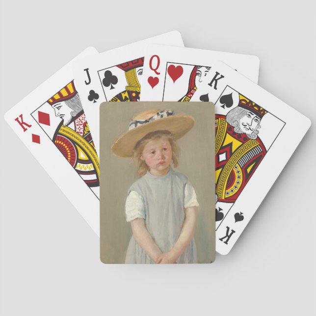 Jeu De Cartes Mary Cassatt - Enfant en paille Casquette (dos)