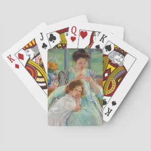 Jeu De Cartes Mary Cassatt - Jeune mère coudre