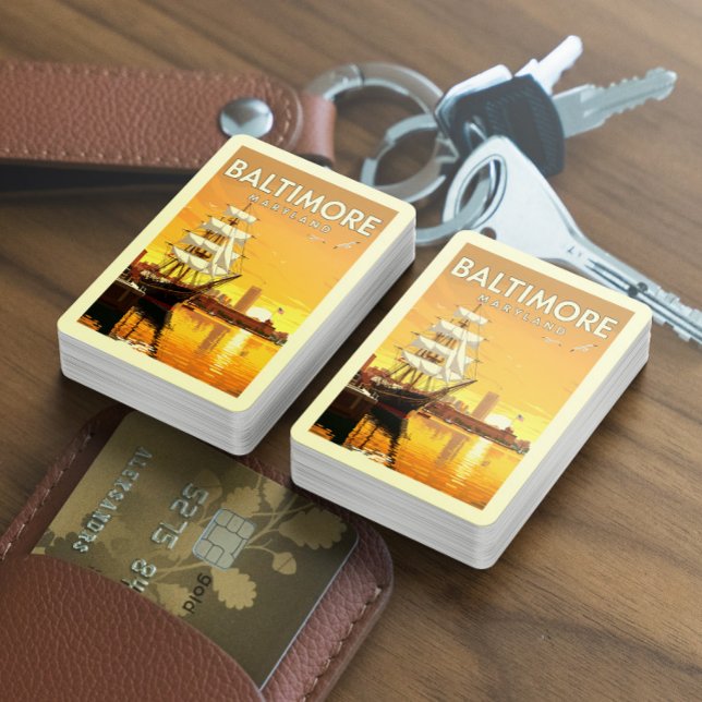 Jeu De Cartes Maryland vintage Baltimore (Créateur téléchargé)