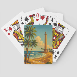 Jeu De Cartes Maspalomas Meloneras Beach Gran Canaria vintage