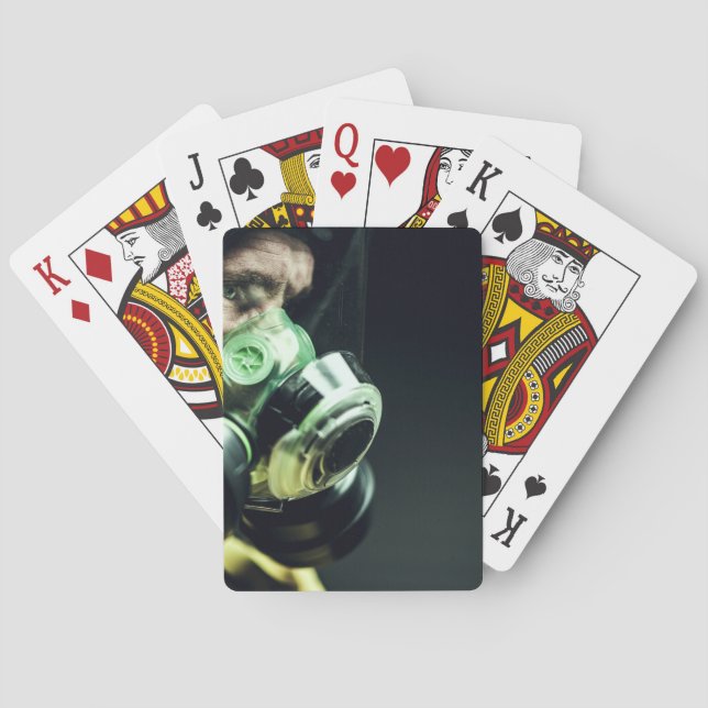 Jeu De Cartes Masque à gaz Covid 19 (dos)