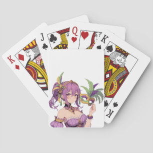 Jeu De Cartes Masque Anime Mardi Gras