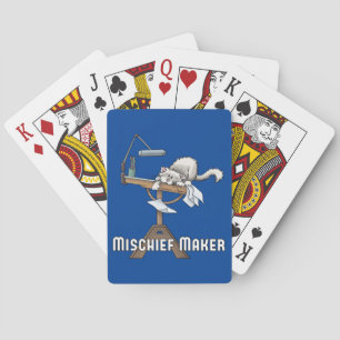 Jeu De Cartes Masque de chat blanc Maker Jouer des cartes