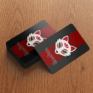 Jeu De Cartes Masque d'Esprit de renard japonais hanté - Personn