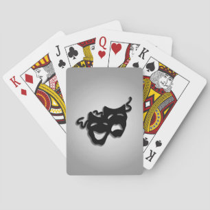 Jeu De Cartes Masques de théâtre de comédie et de tragédie