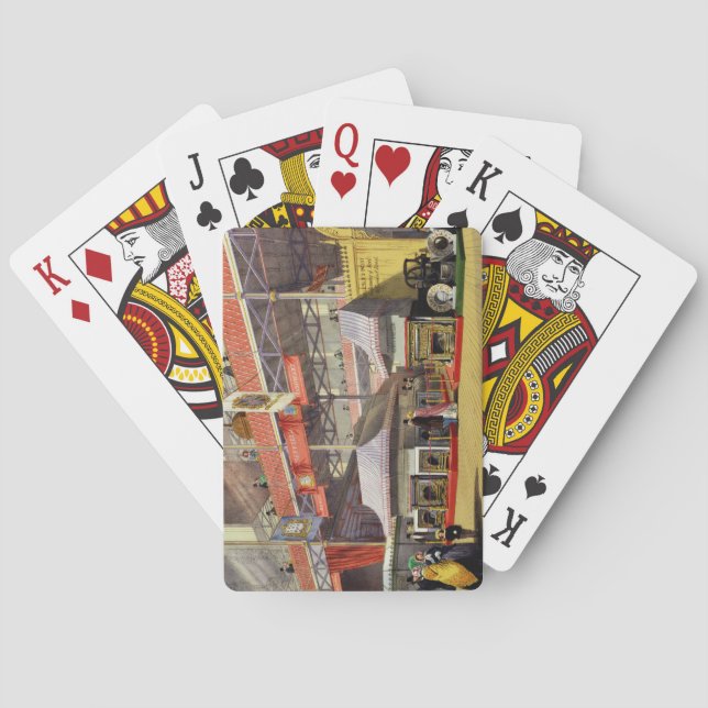 Jeu De Cartes Matériel Sheffield, plaque 43 de 'Dickinsons' Com (dos)