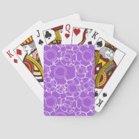 Matrice florale abstraite (violet) Beaux-arts