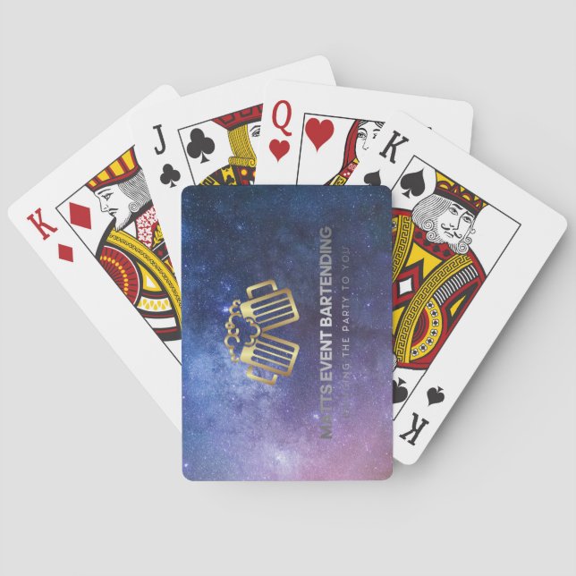 Jeu De Cartes Matt événement bartending logo jouer cartes (dos)