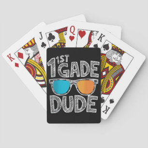 Jeu De Cartes Mec de 1re année retour à l'école élève de premièr