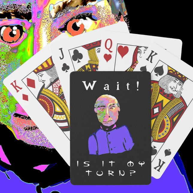 Jeu De Cartes Mec drôle, Mon tour personnalise le texte (Créateur téléchargé)