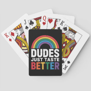 Jeu De Cartes Mecs Ont Juste Meilleur Goût Drôle Fierté Gay Cade