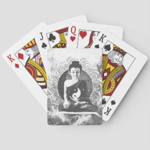 Jeu De Cartes Meditating Buddha with Yin Yang