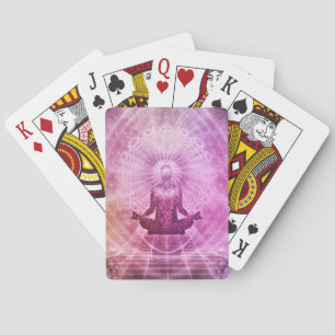 Jeu De Cartes Méditation du Yoga spirituel Zen coloré