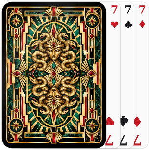 Jeu De Cartes Medusa, Art Déco Mythique
