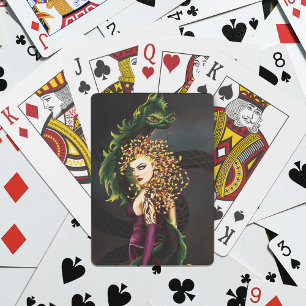 Jeu De Cartes Méduse mythique Mythologie grecque Serpent Gorgone