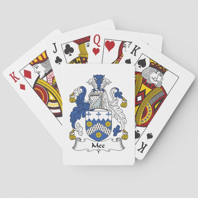 Jeu De Cartes Mee Family Crest (dos)
