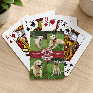 Jeu De Cartes Meilleur Chien de Tous les Temps 4 Collage de Phot