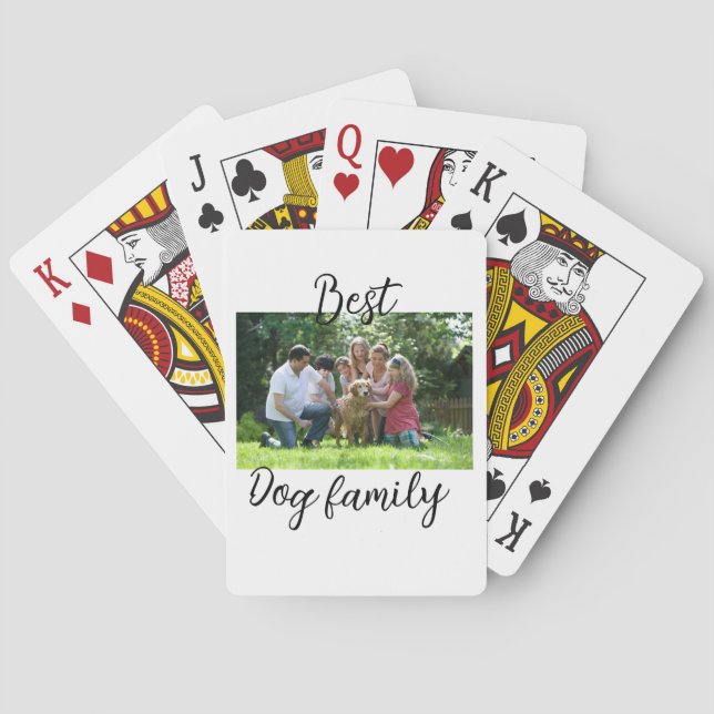 Jeu De Cartes Meilleur chien famille maman papa animal ami anima (dos)