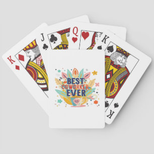 Jeu De Cartes Meilleur Co-Worker Jamais, Cadeau Collègue, Meille