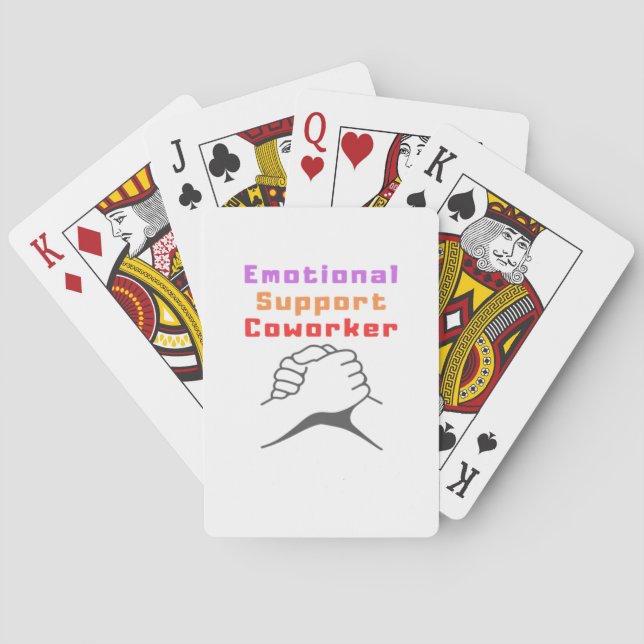 Jeu De Cartes Meilleur collaborateur d'aide émotionnelle (dos)