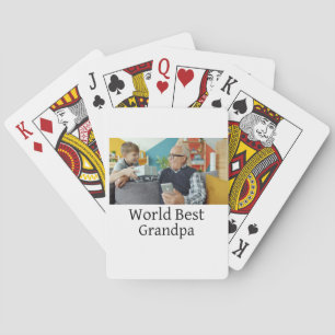 Jeu De Cartes Meilleur grand-père du monde ajouter un nom texte