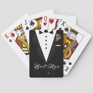 Jeu De Cartes Meilleur Homme/Groomsman Classique Jouer Cartes Ca