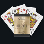 Jeu De Cartes Meilleur Mariage de monogramme<br><div class="desc">Créez vos propres cartes personnalisées. Personnalisez ce design avec votre propre texte. Vous pouvez customiser cette conception en sélectionnant le lien "customiser plus loin" si vous le souhaitez.</div>