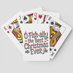 Jeu De Cartes Meilleur Noël de pêche Offishally Ever