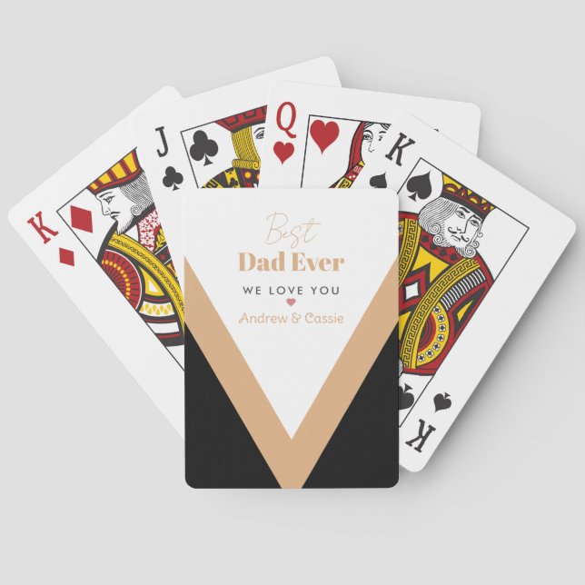 Jeu De Cartes Meilleur papa (dos)
