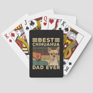 Jeu De Cartes Meilleur papa Chihuahua jamais