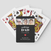 Meilleur Papa du Monde On t'aime 3 Enfants Photo N