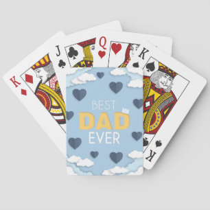 Jeu De Cartes Meilleur papa jamais mignonne Fête des pères