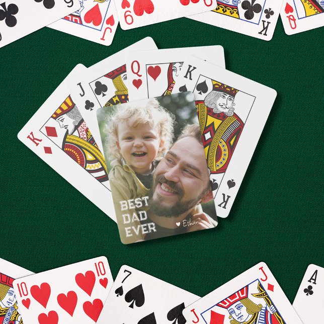 Jeu De Cartes Meilleur Père Jouant Jamais Aux Cartes (Cute Best Dad Ever Playing Cards
)