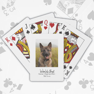 Jeu De Cartes Meilleure maman chien du monde berger allemand per