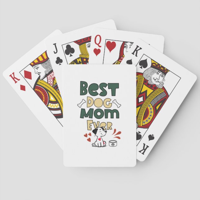 Jeu De Cartes Meilleure maman de chien ever (dos)