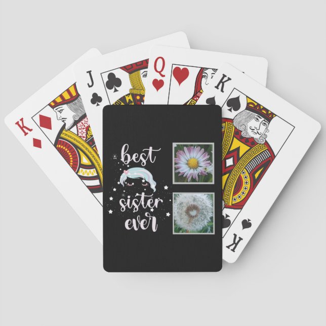 Jeu De Cartes Meilleure soeur Modèle photo (dos)