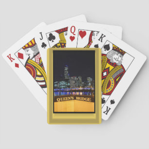 Jeu De Cartes Melbourne Australie CBD Night Lights