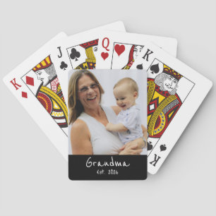 Jeu De Cartes Mémé a établi un script blanc photo