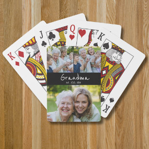 Jeu De Cartes Mémé a établi un script moderne noir 3 Photo