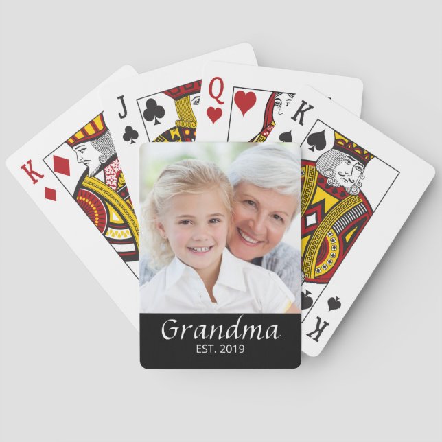 Jeu De Cartes Mémé a fondé la photo  (dos)