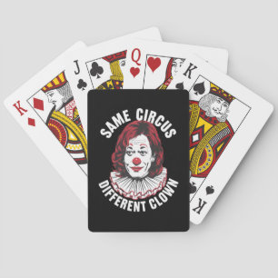 Jeu De Cartes Même Cirque Clown différent Anti Kamala 2024