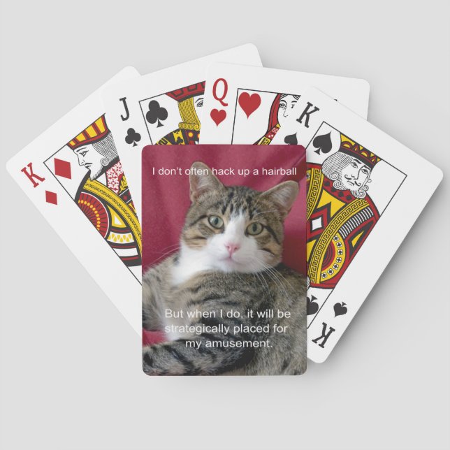 Jeu De Cartes Mème de chat (dos)