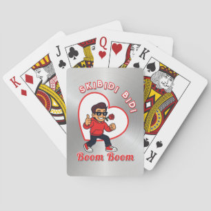 Jeu De Cartes Mème de la Saint-Valentin Skibidi Bidi Boom Boom -