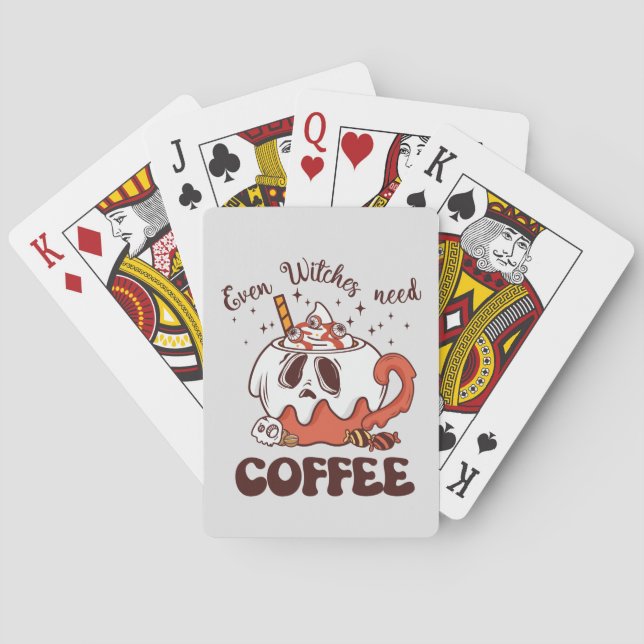 Jeu De Cartes Même les sorcières ont besoin de café (dos)