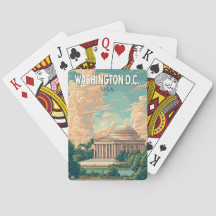 Jeu De Cartes Mémorial Thomas Jefferson de Washington DC Voyage